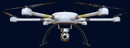 120 min Maksymalne obciążenie 8 kg Multi Rotor UAV Long120 Lekki deszcz Odporność na deszcz Sześcioosiowy dron