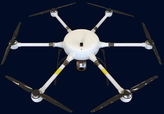 120 min Maksymalne obciążenie 8 kg Multi Rotor UAV Long120 Lekki deszcz Odporność na deszcz Sześcioosiowy dron