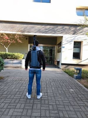 300000 punktów / s Skaner laserowy HiSLAM 3D do budowy modeli budynków