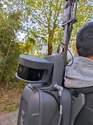 Stan techniczny budowy Ręczny pomiar 3D LiDAR HiSLAM z dokładnością do 10 cm