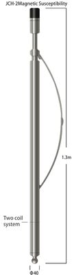 10-10000 × 10-4 SI Narzędzie do rejestrowania dwóch cewek Podatność magnetyczna z rozdzielczością 5% FS