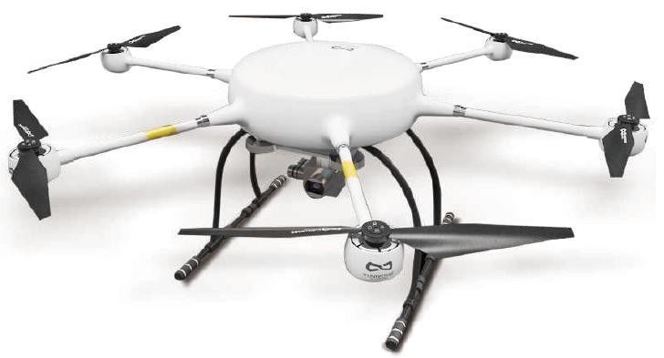 120 min Maksymalne obciążenie 8 kg Multi Rotor UAV Long120 Lekki deszcz Odporność na deszcz Sześcioosiowy dron