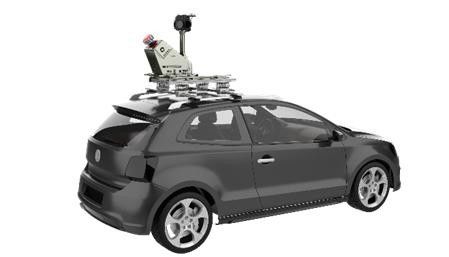 Mobilny system mapowania LiDAR 5mm@30m Pomiary geodezyjne HiScan-R Zasięg 420m