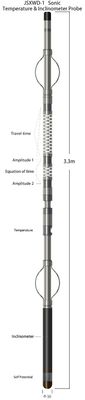Sonda inklinometryczna do pomiaru temperatury Sonic 125-555μS/M z czujnikiem Pt100